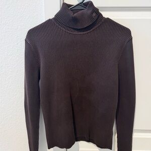 Polo Ralph Lauren Dark Brown Turtleneck Sweater